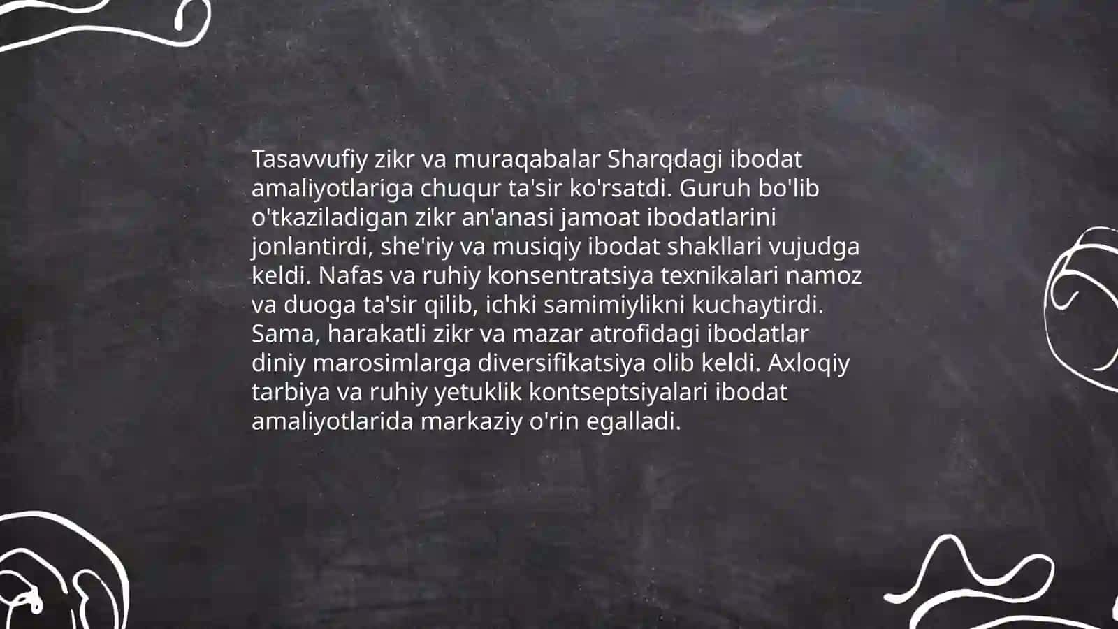 Tasavvuf Ta'limoti Sharq Madaniyatida 4