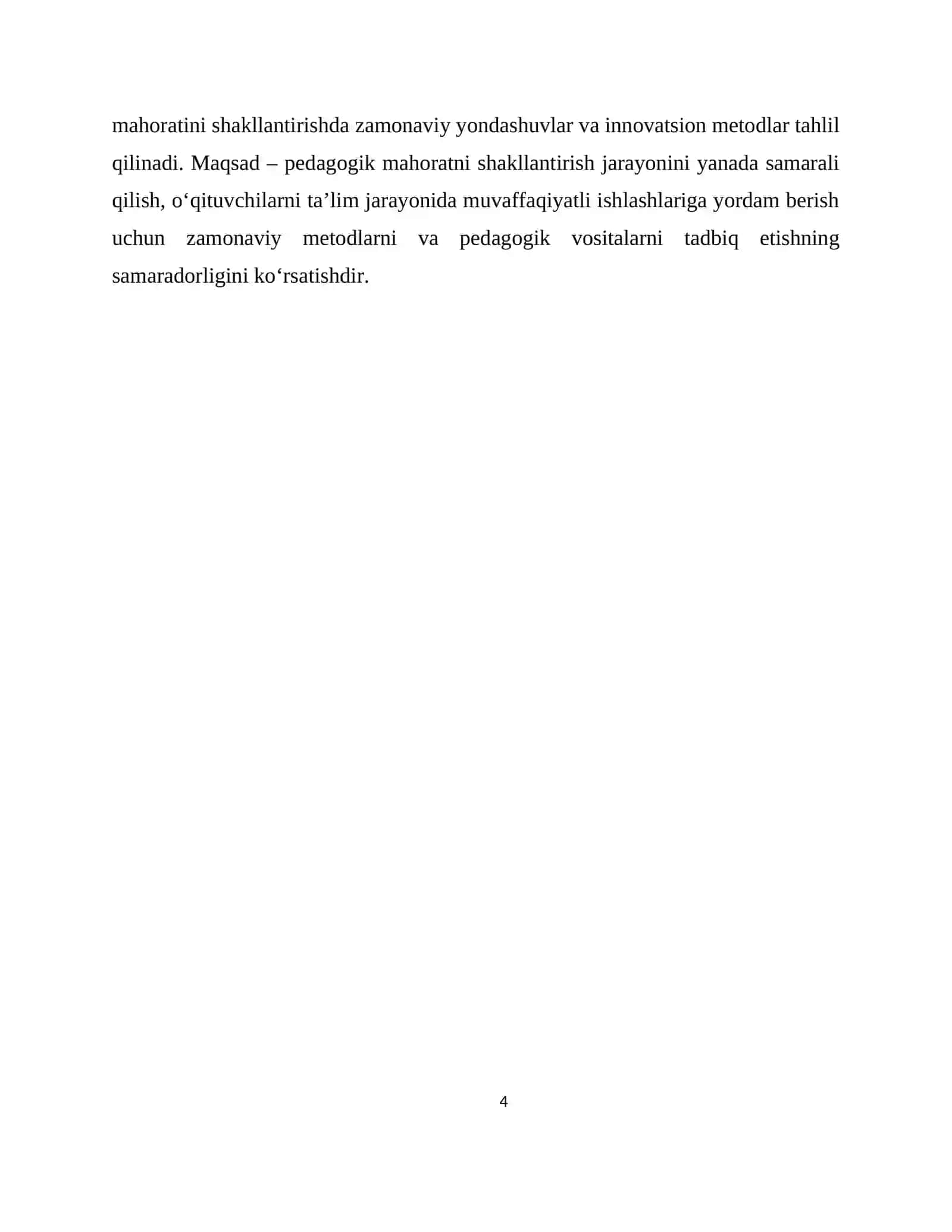 PEDAGOGIK MAHORAT TUSHUNCHASI VA UNING AHAMIYATI 4