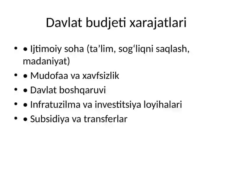 Davlat budjeti va davlat qarzlari 4