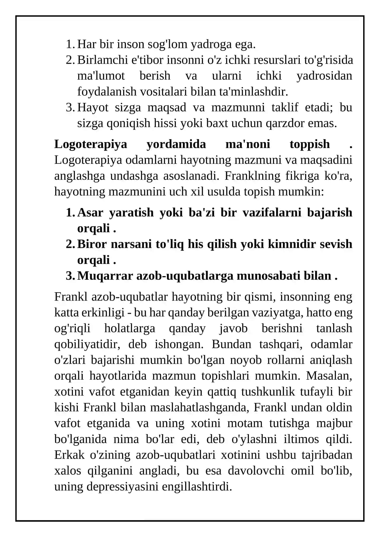 Logoterapiyaning paydo bo'lishi 4