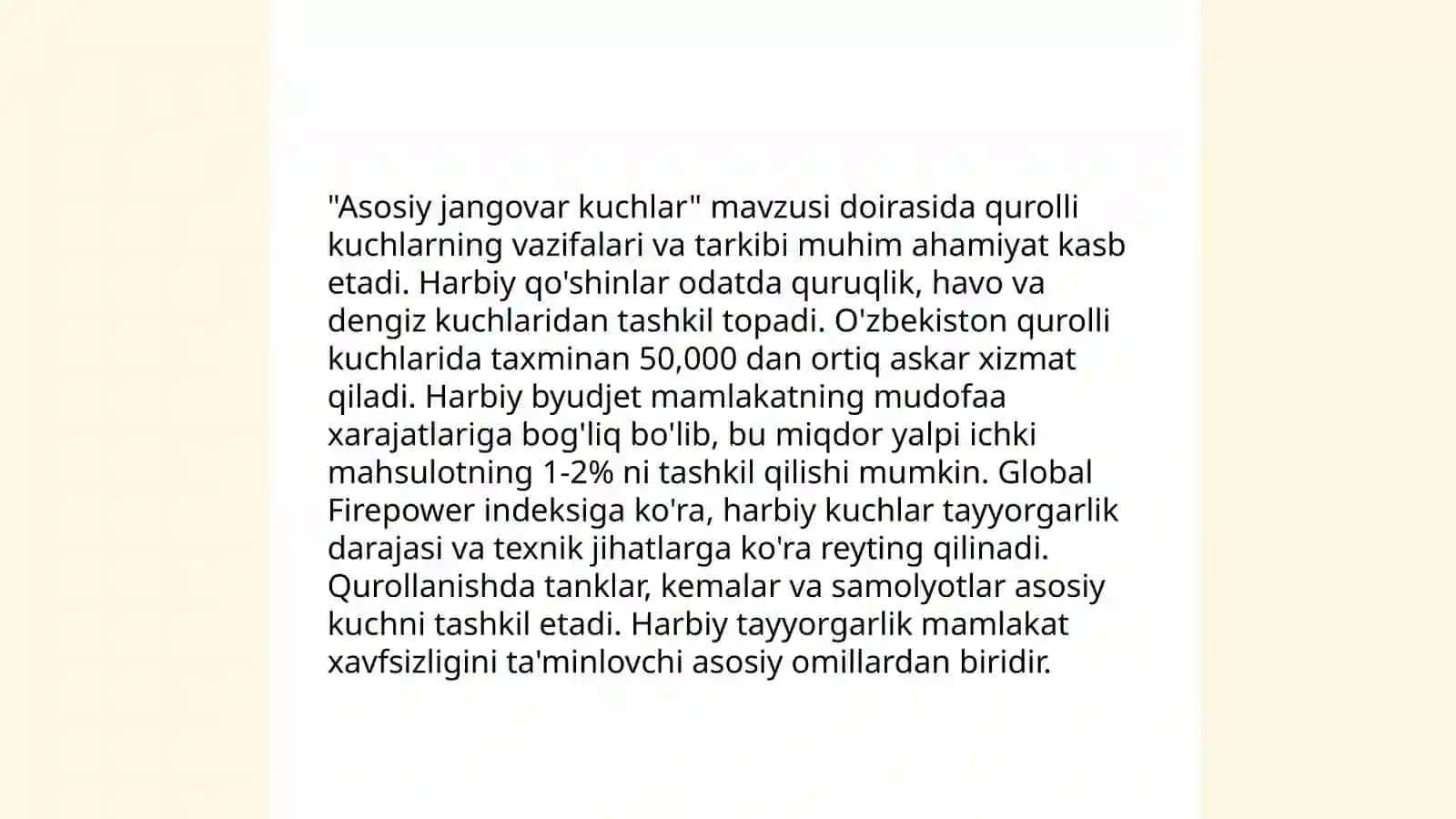 Oʻrta Osiyo xonliklarida harbiy ishlar 4