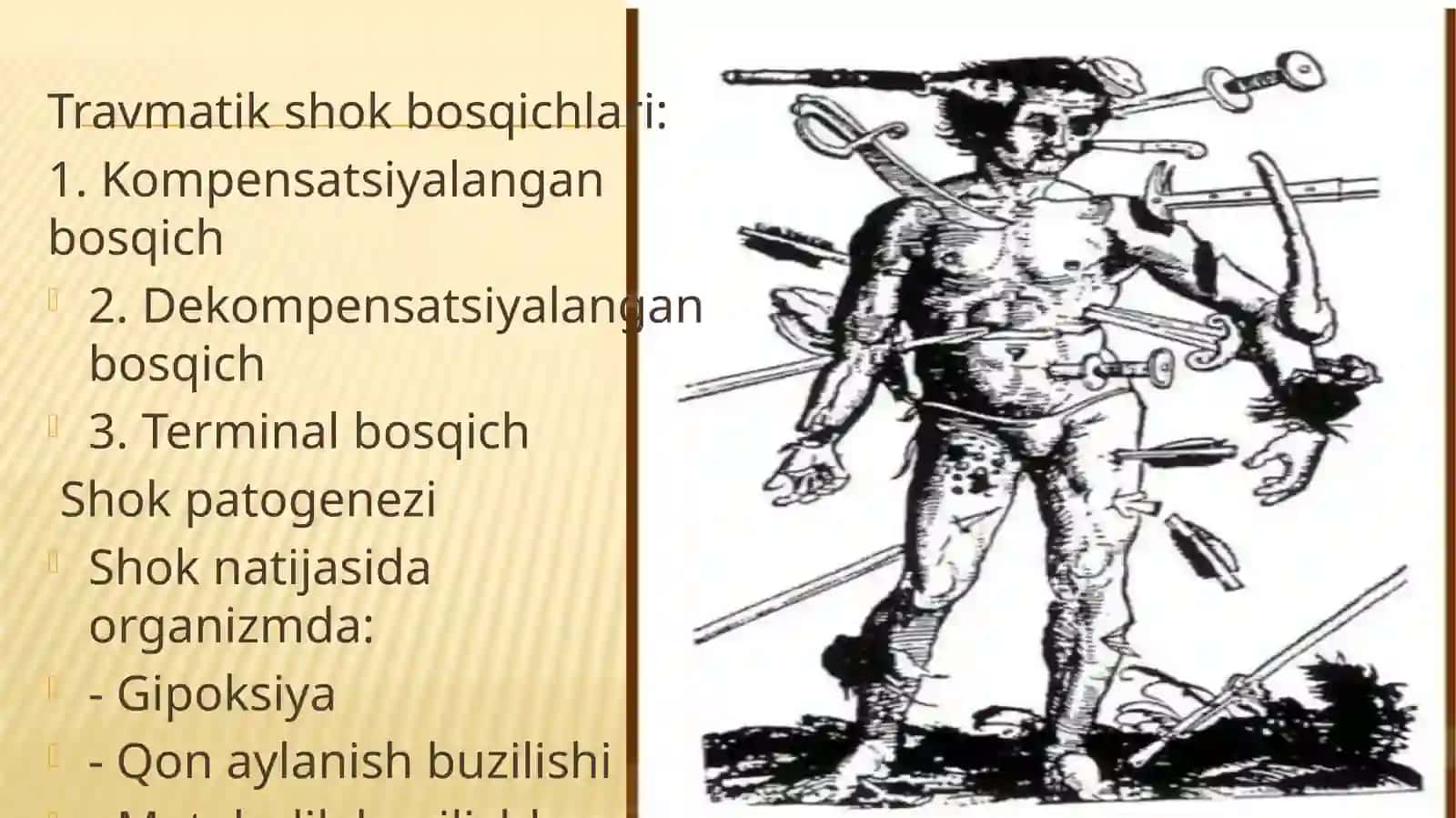 Politravma. Travmatik shok 4