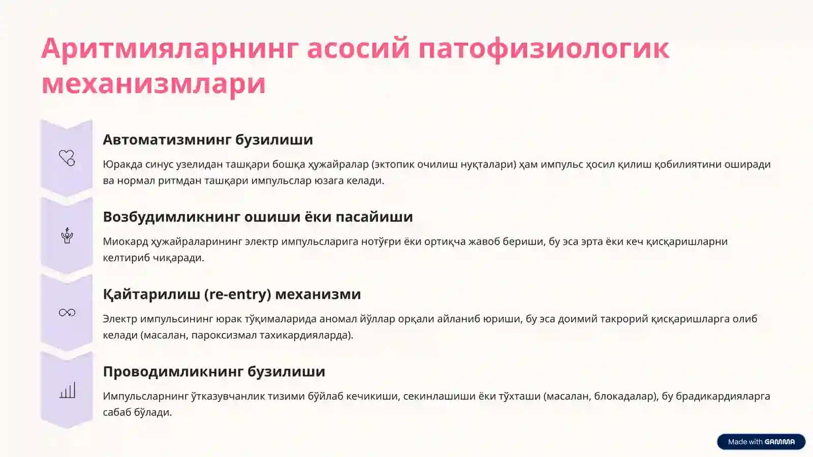 Аритмиялар патофизиологияси 4