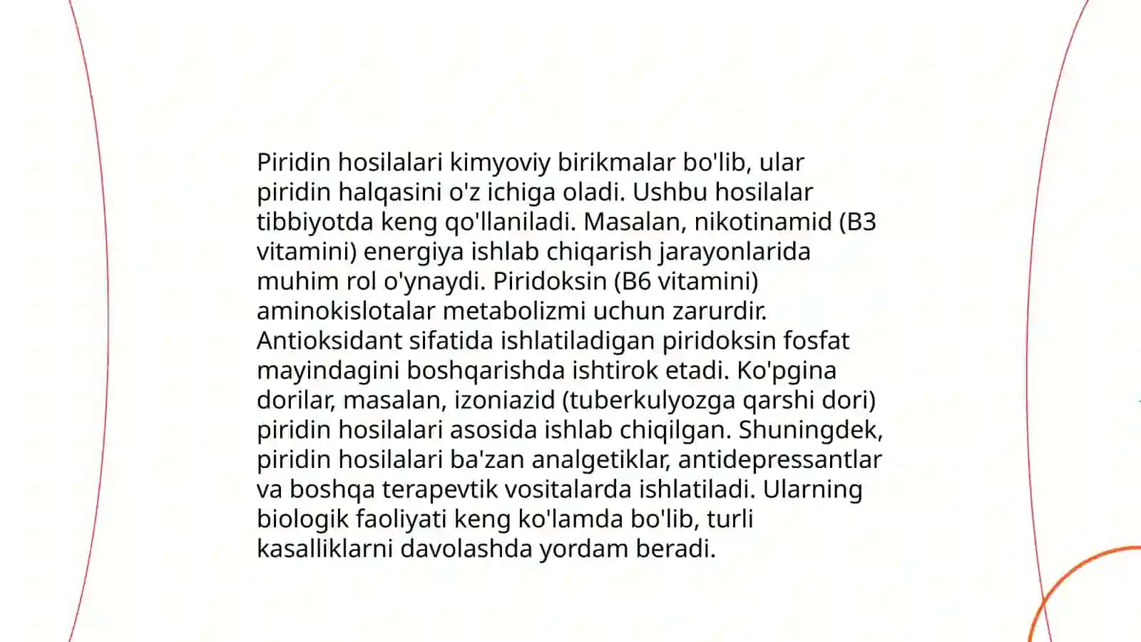 Pirol hosilalari va kimyoviy xususiyatlari 4