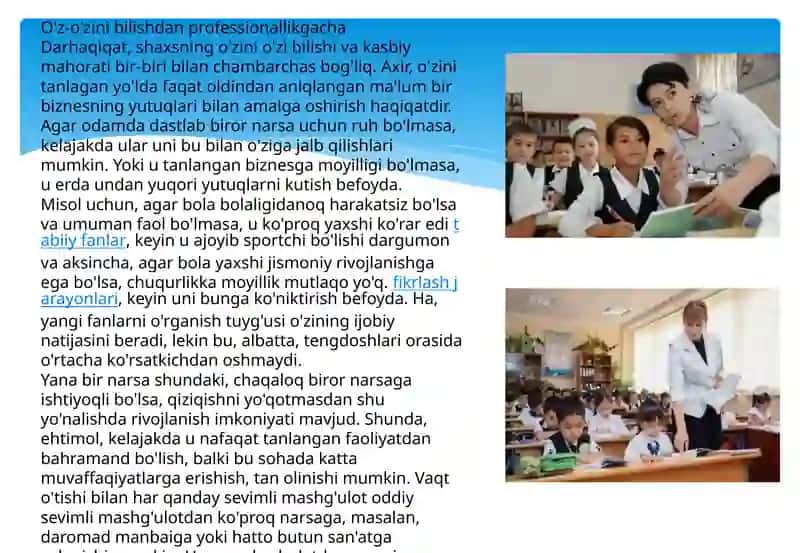 O‘qituvchining kasbiy o‘zini o‘zi rivojlantirish 4