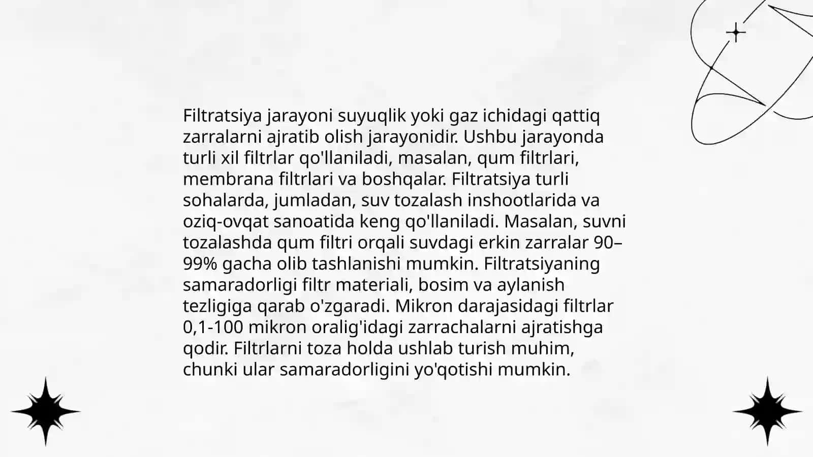 Ichimlik suvi sifatini ta'minlash usullari 4