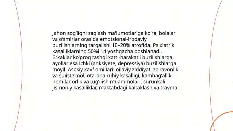 Bolalarda Emotsional irodaviy buzilish 4