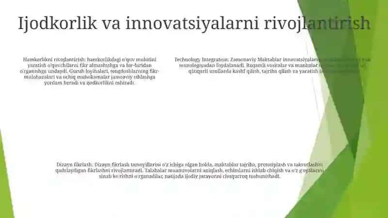 Zamonaviy Maktablar 4