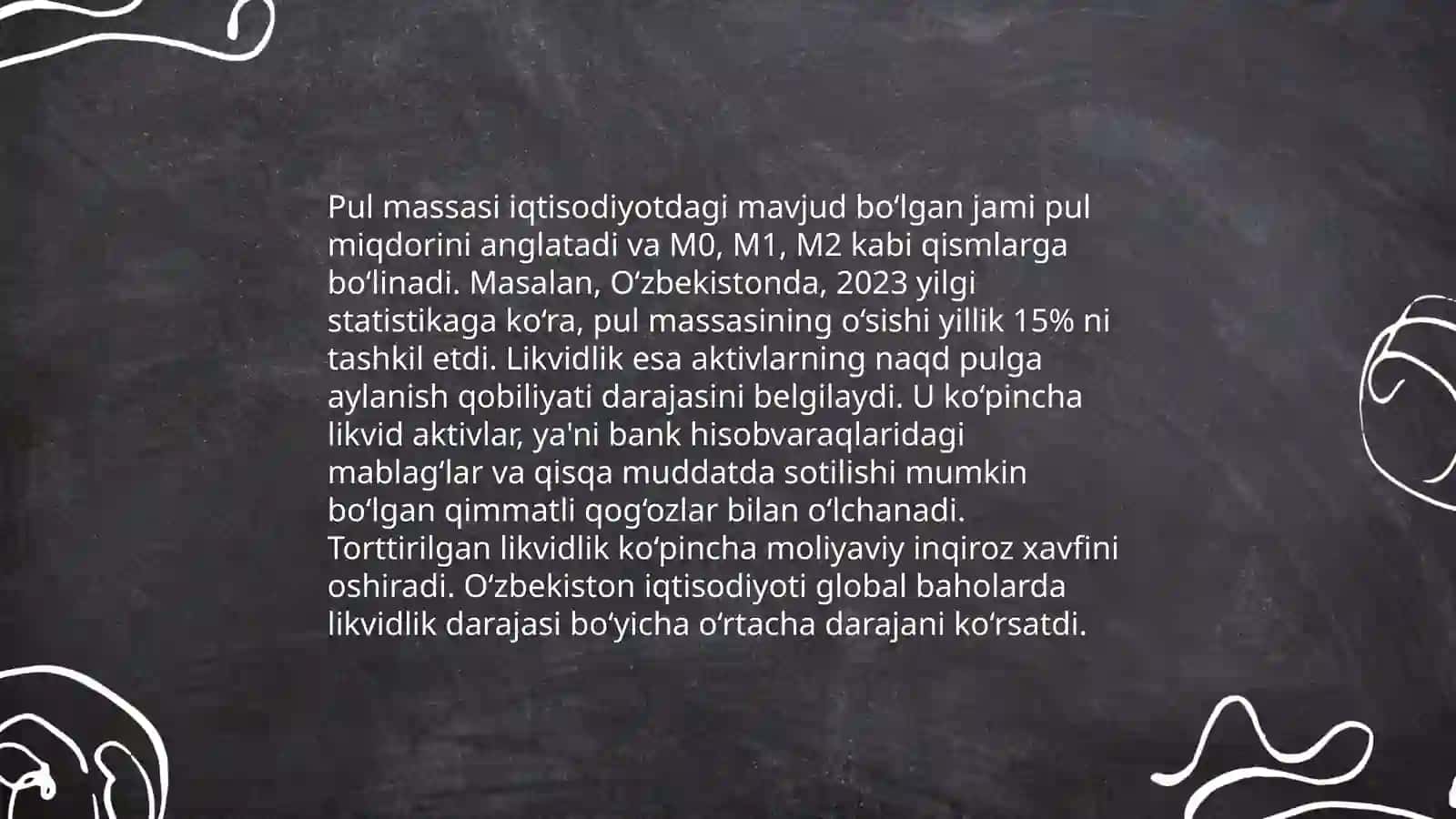 Pul aylanmasi va unga ta'sir qiluvchi omillar 4