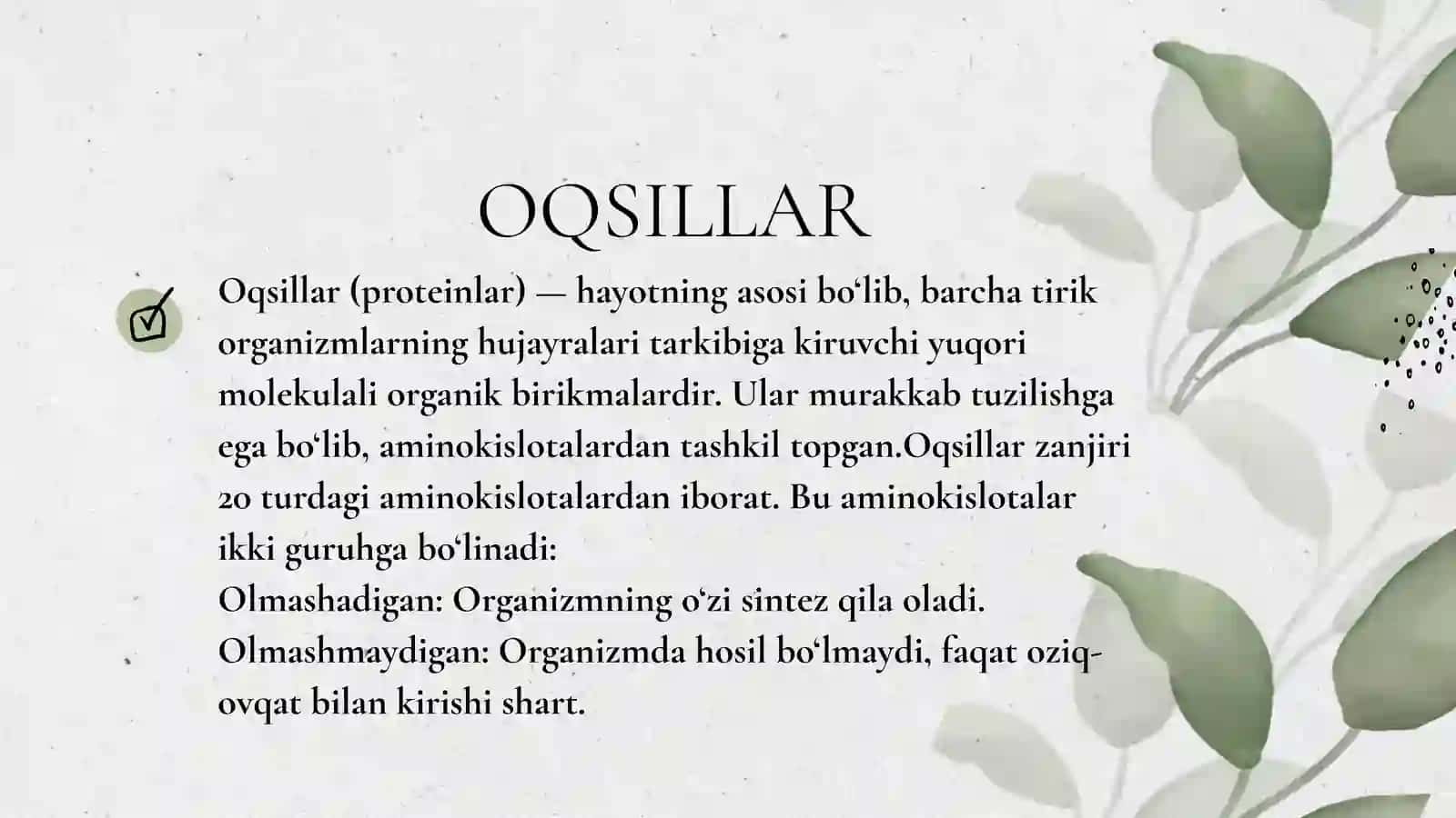 Oziq moddalar haqida umumiy tushuncha 4