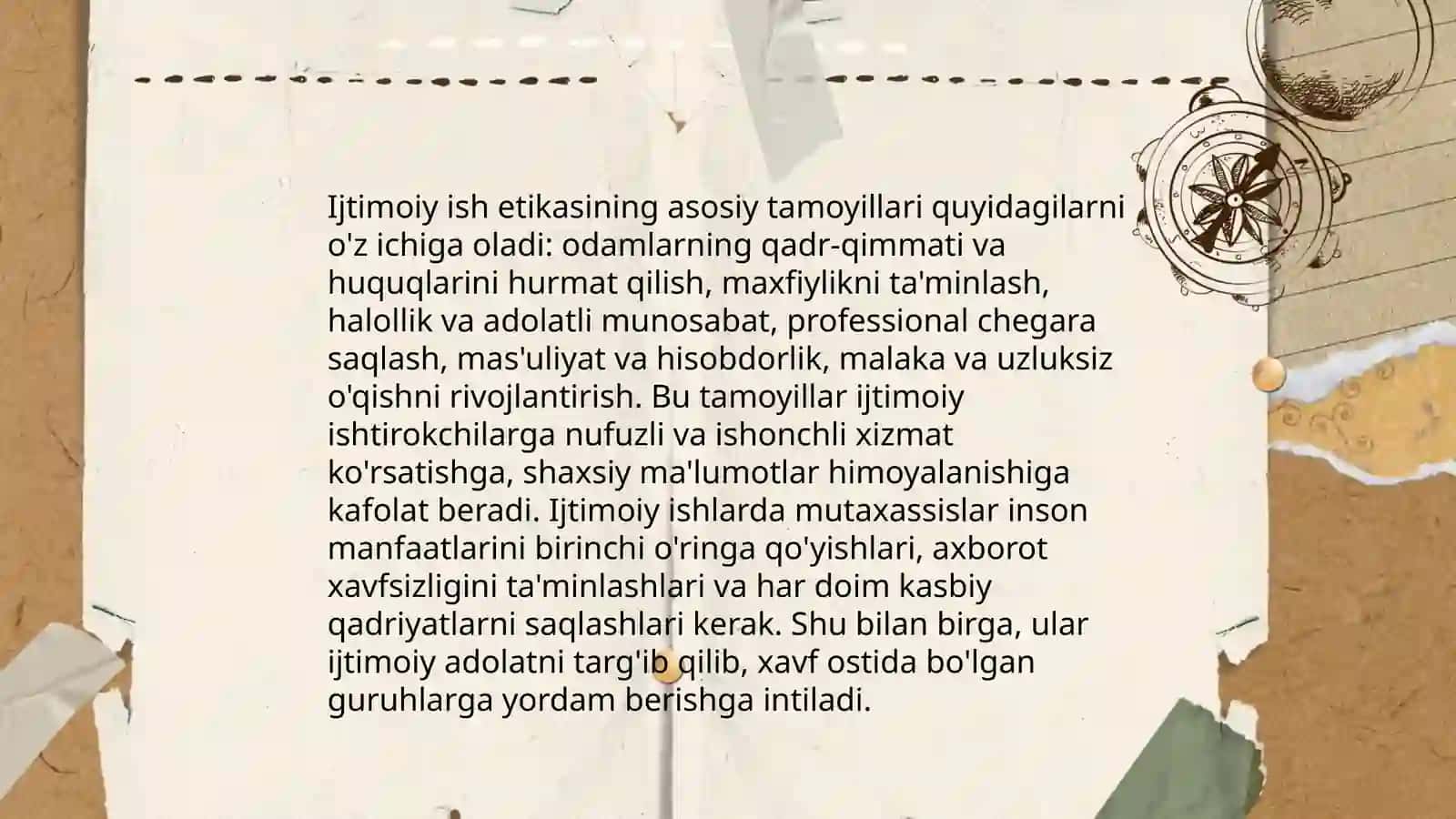 Ijtimoiy ish etikasining nazariy asoslari 4