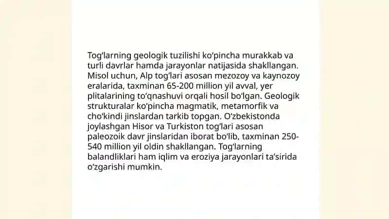 And togʻlari orografiyasi 4
