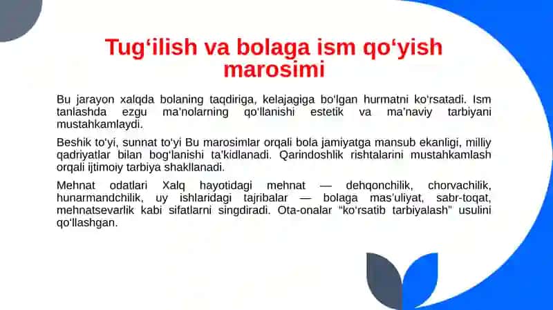 Xalq hayotidagi hodisalarga etnopedagogik yondashuv 4