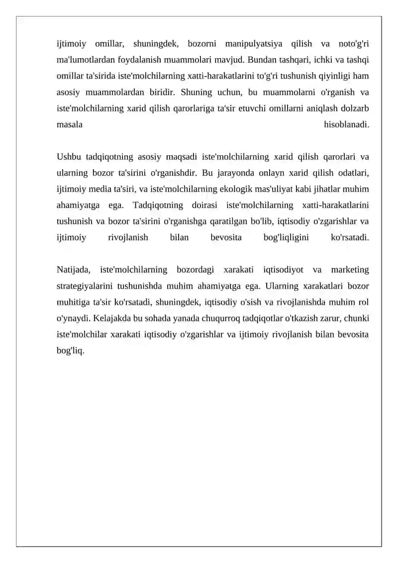 ISTEMOLCHINING BOZORDAGI XARAKATI 4