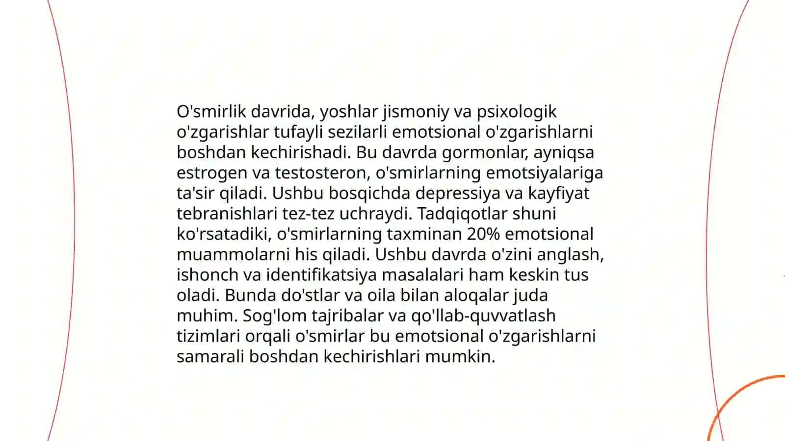 Oʻsmirlik davrida psixik rivojlanish hususiyati 4
