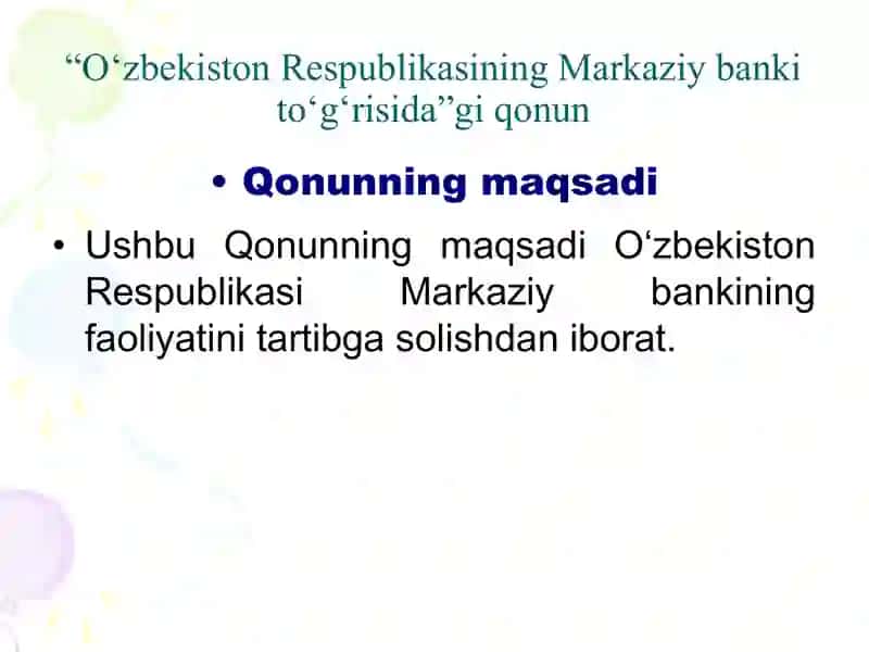 Oʻzbekiston Respublikasi valyuta tizimi 4