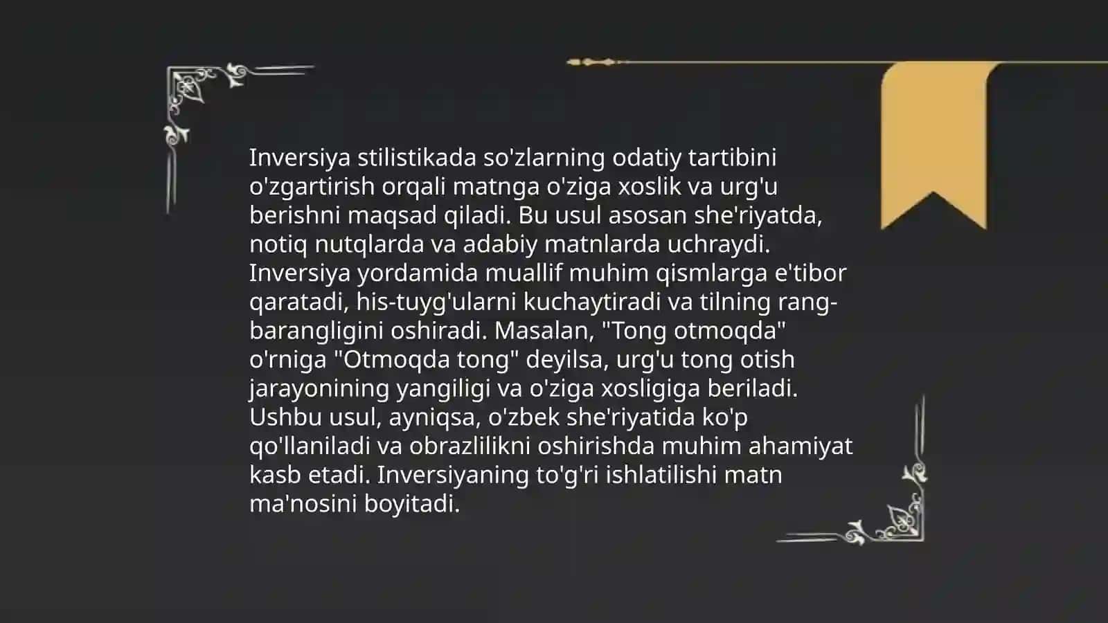 Sintaktik inversiya 4