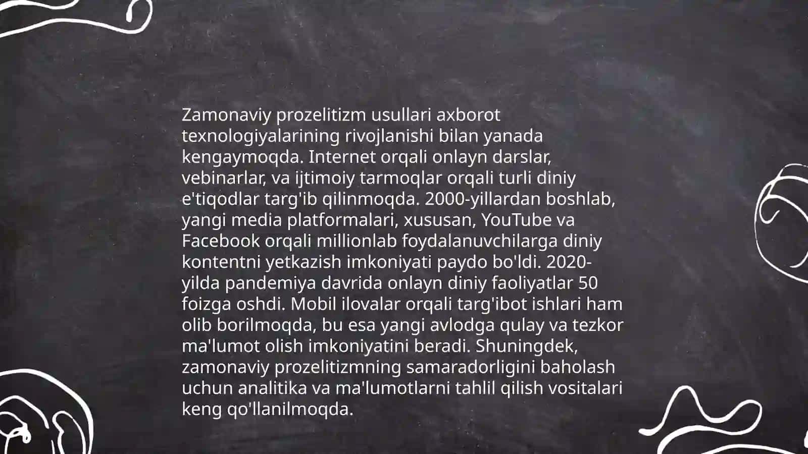 Kibermakonda din omili. Missionerlik va prozelitizm tarix va bugun, targ'ibot usullari 4
