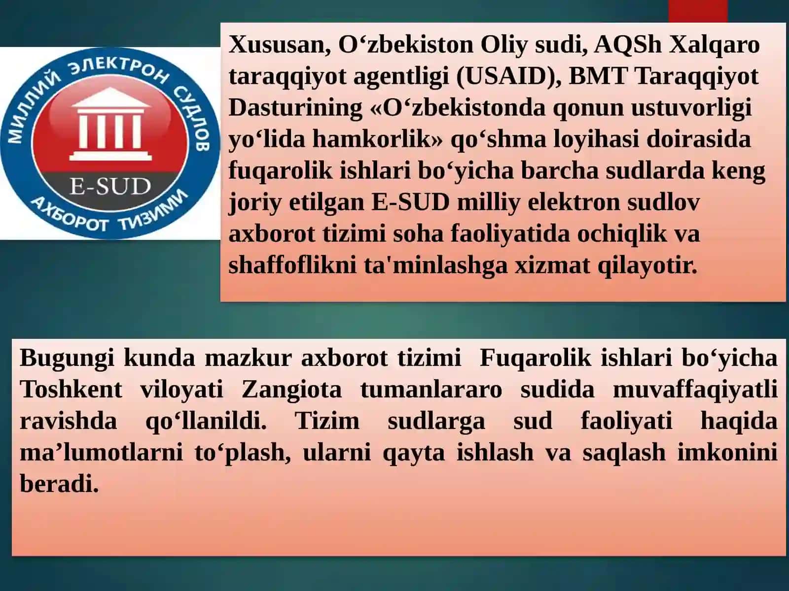 Elektron sud tizimi haqida tushuncha 4
