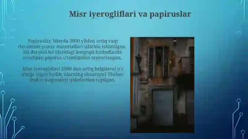 Qadimgi sharq xalqlarining qoʻlyozma kitoblari 4