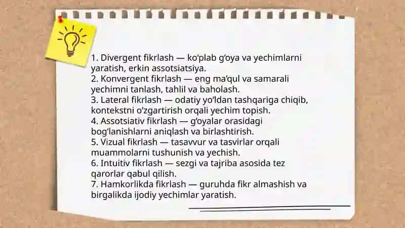 Kreativlik haqida 4