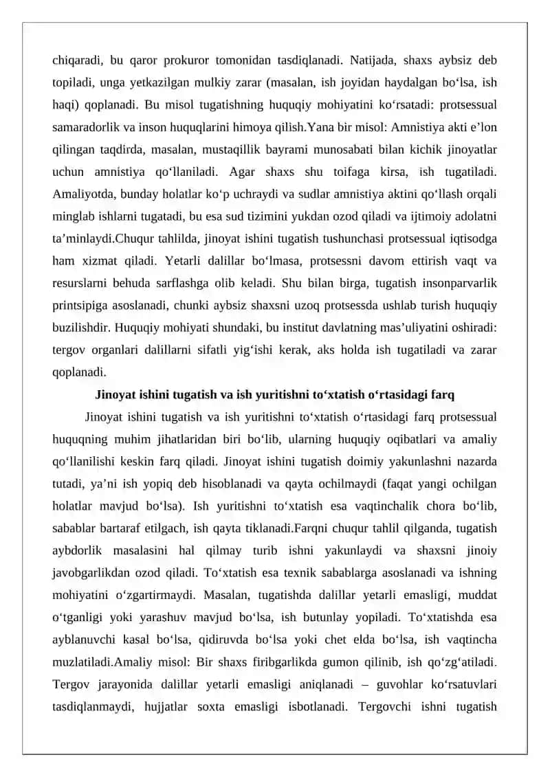 Jinoyat ishini tugatish 4