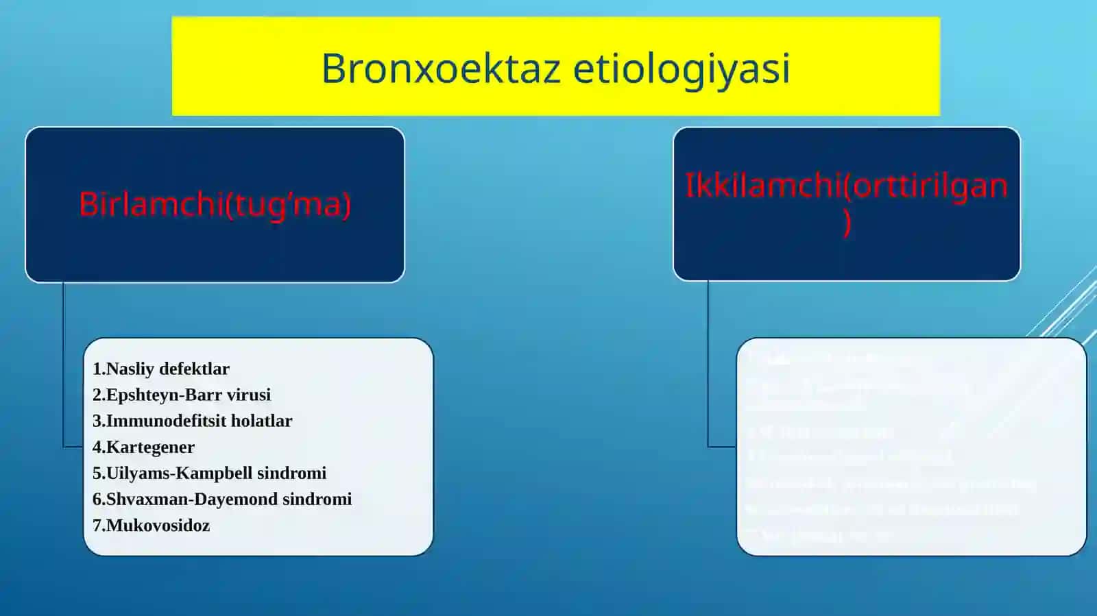 Bronxoektaz kasalligi 4