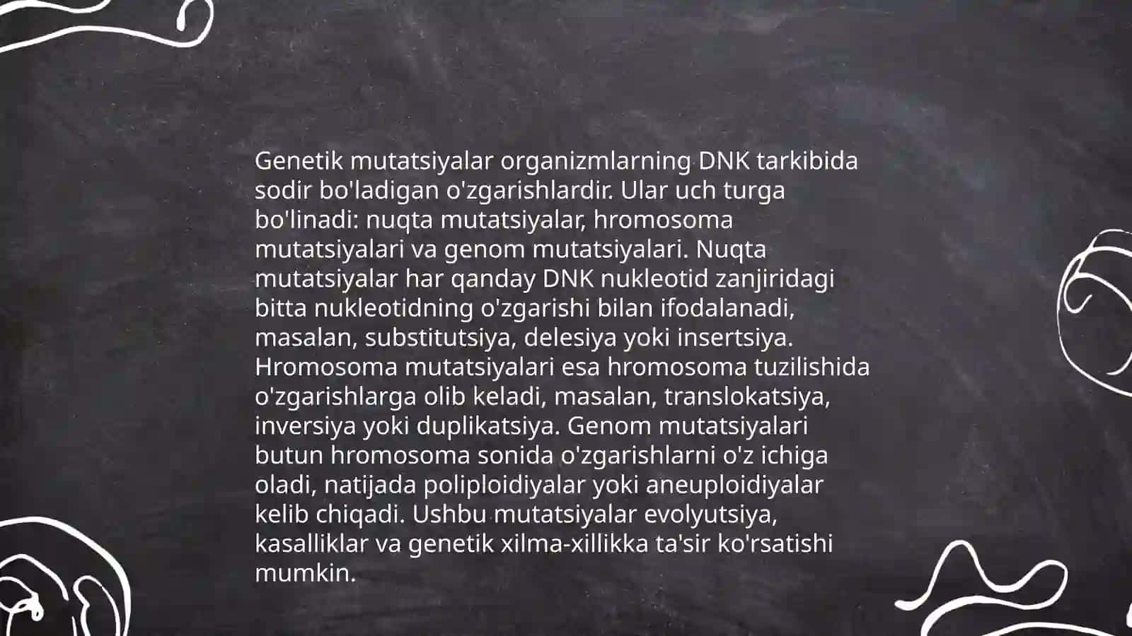 Mutatsiya zararlimi? 4
