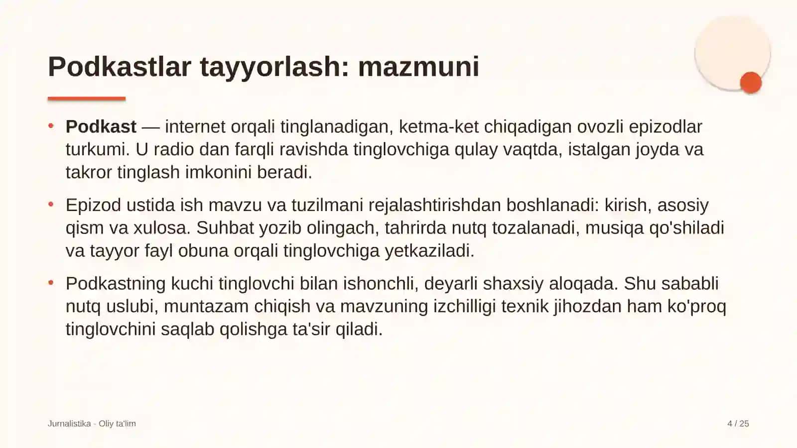 buxgalteriya xizmatlarida podkastlar tayyorlash 4530 4