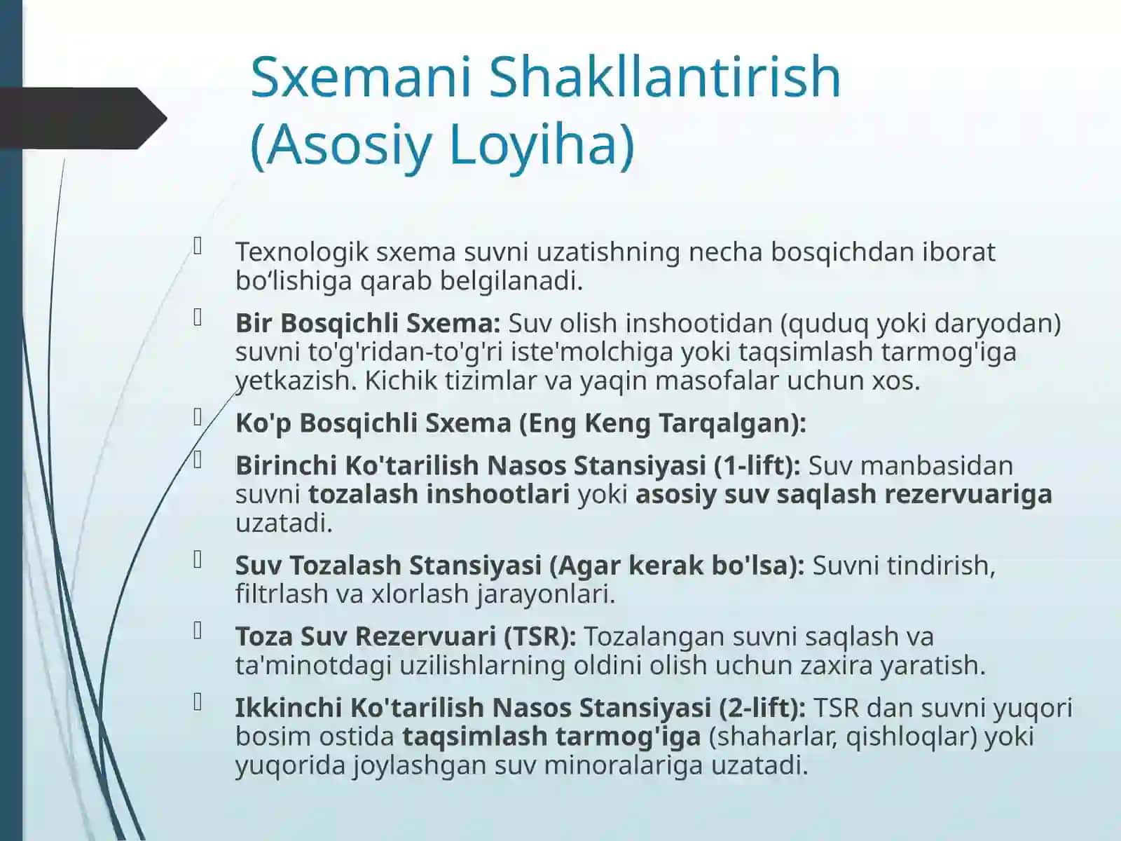 SuvChiqarishIshiningTexnologikSxemalariniLoyihalash 4