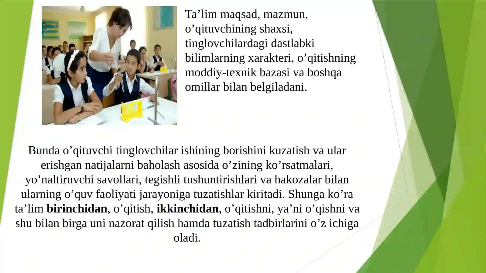 Taʼlim jarayonining qonuniyatlari va tamoyillari 4