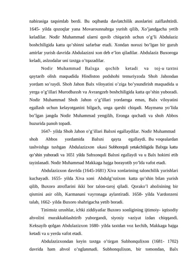 Ashtarxoniylar Davridagi Etnik Jarayonlar 4