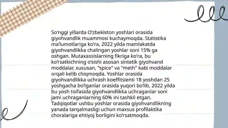 Giyohvanlikning Ijtimoiy Sabablari 4
