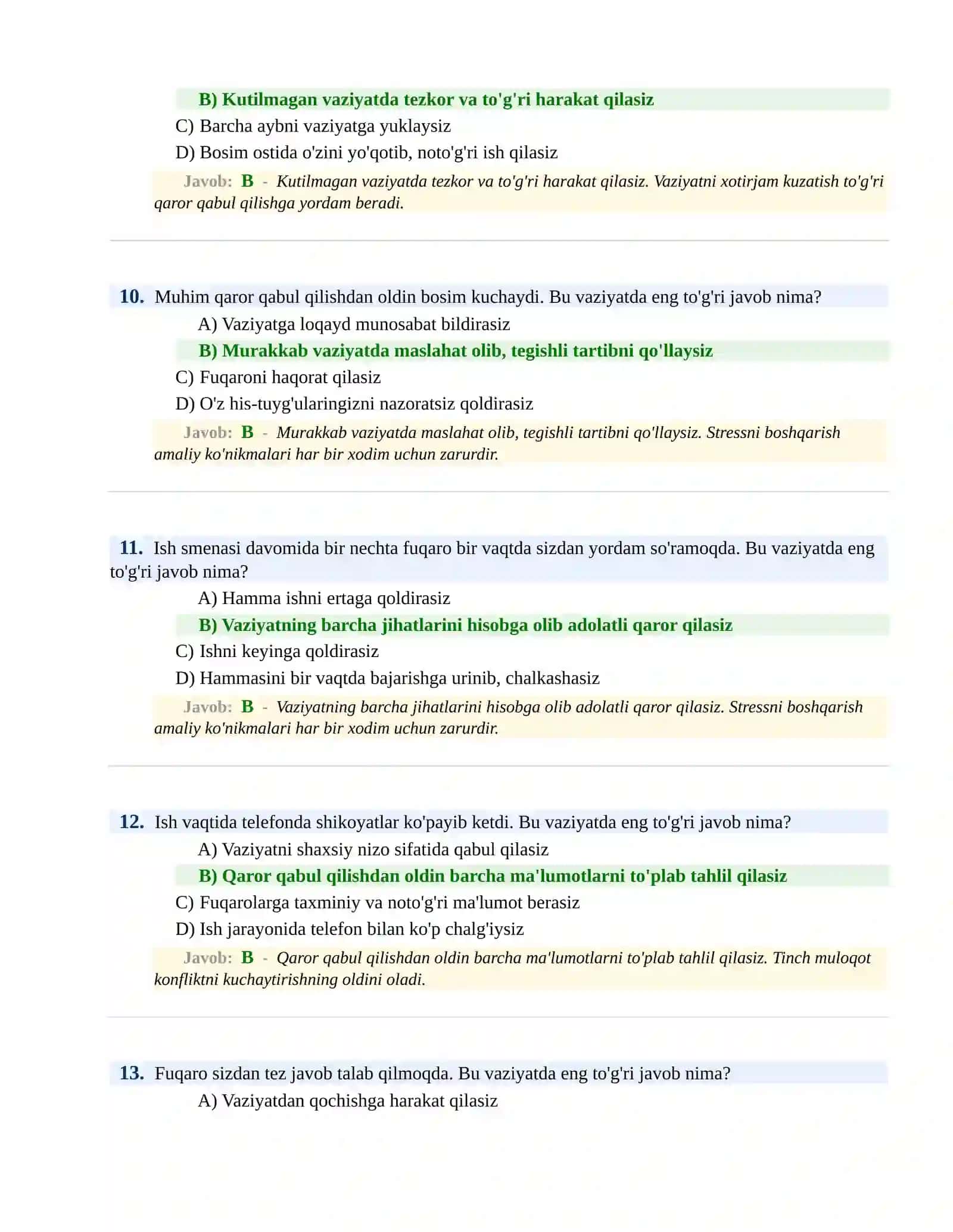 KIRISH PSIXOLOGIK SINOV Testlari 4