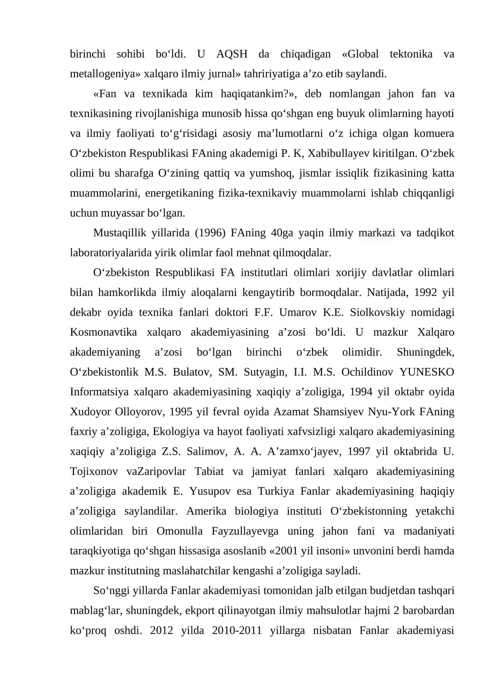 Mustaqillik yillarida fan va madaniyatning rivojlanishi 4