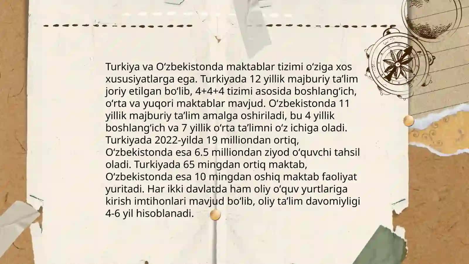 Turkiya va Oʻzbekistonda talim tizimi 4