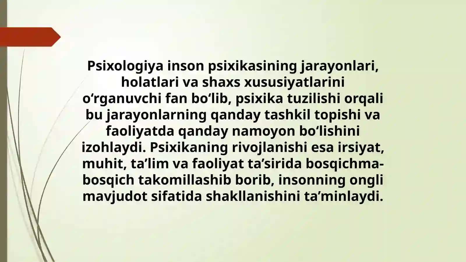 Psixologiyafanining predmeti 4