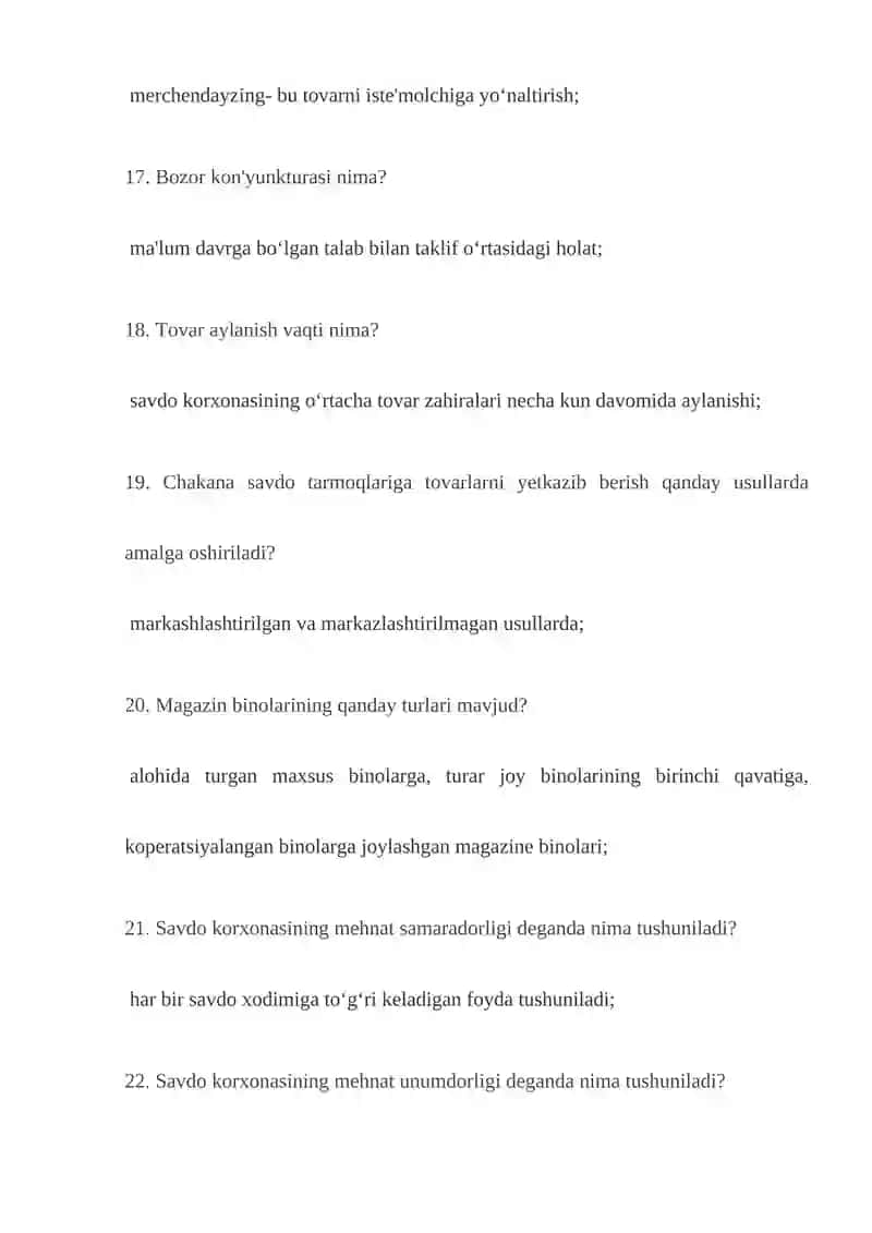 Merchandayzing 60 ta test Javobi bilan yakuniy oraliq 4