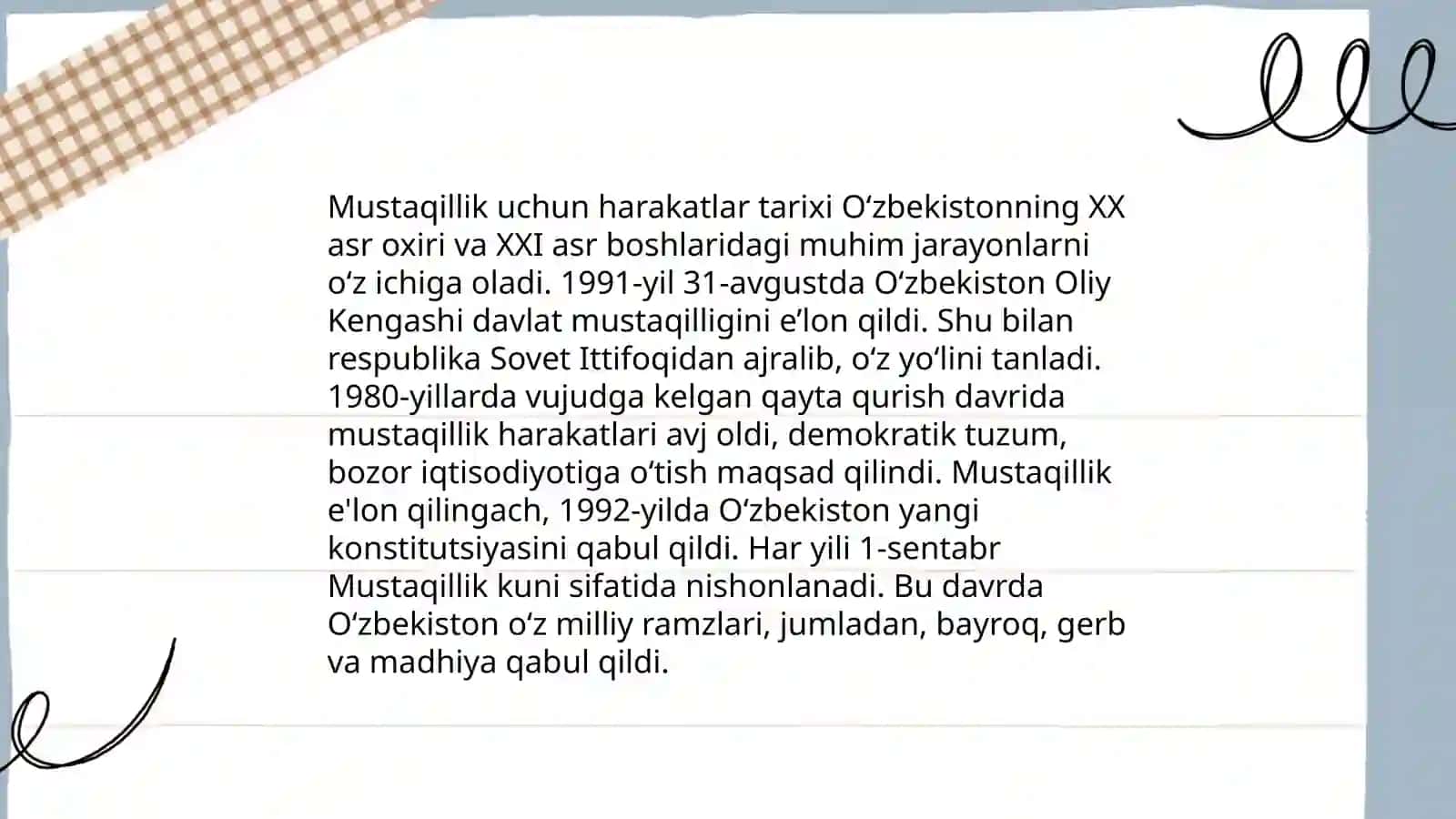 Oʻzbekistonda mustaqillik gʻoyalarining tarixiy asoslari 4