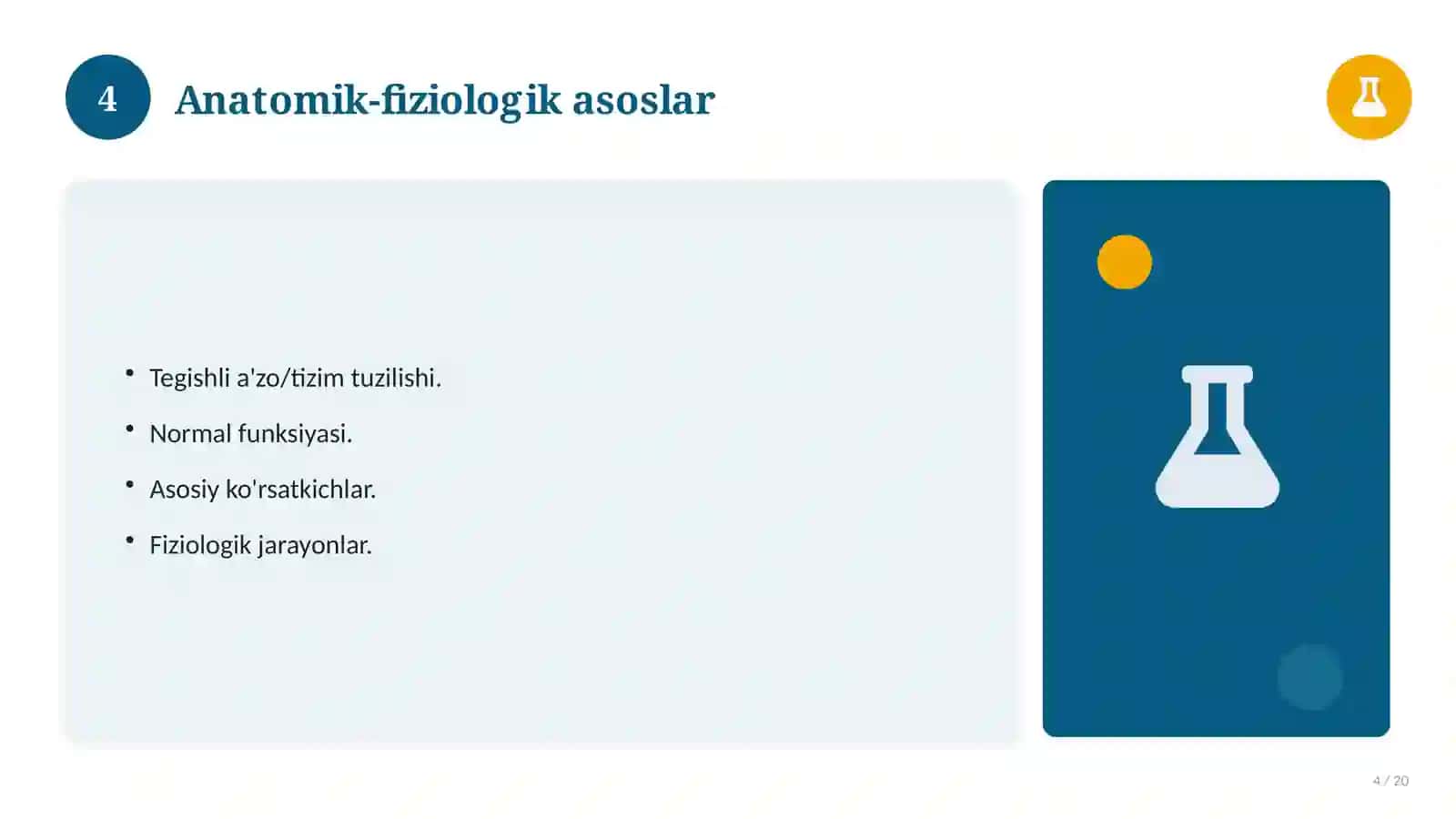 Anatomiya: nazariy asoslari, zamonaviy yondashuvda 4