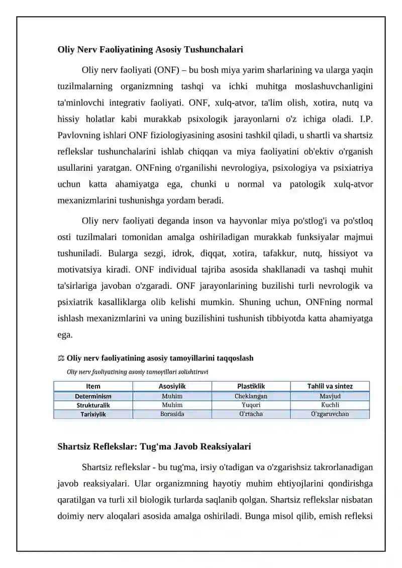 Oliy nerf faoliyatining asosiy qonuniyatlari 4