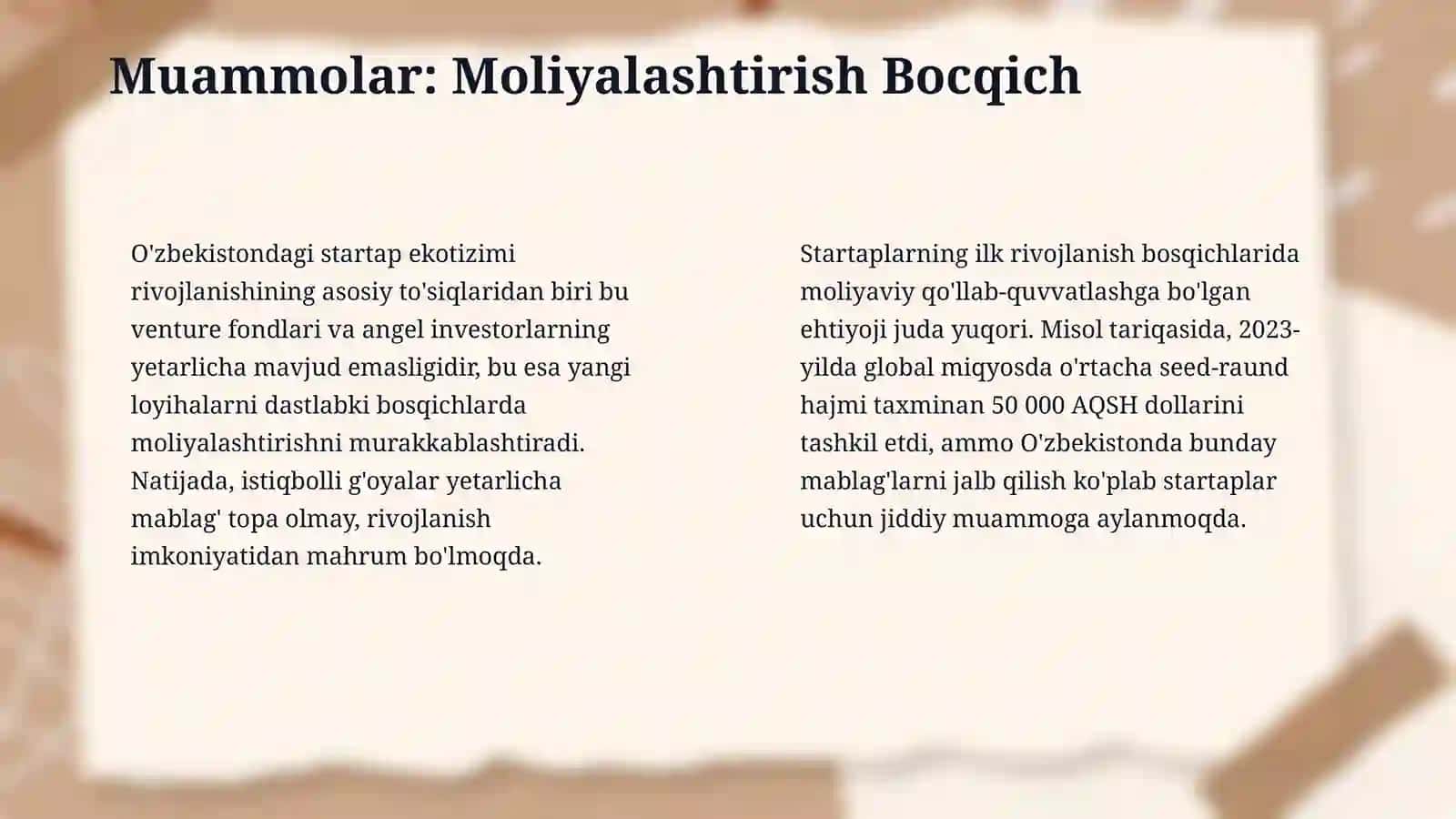 O'zbekistonda startap ekotizimi: Muammolar va imkoniyatlar 4