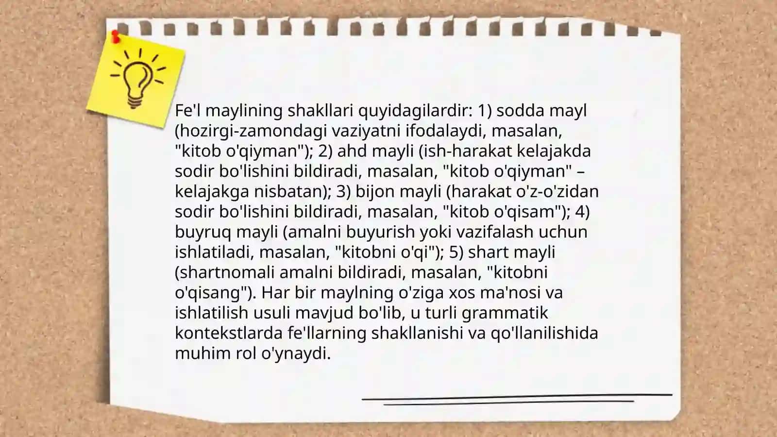 Fe'l mayli 4