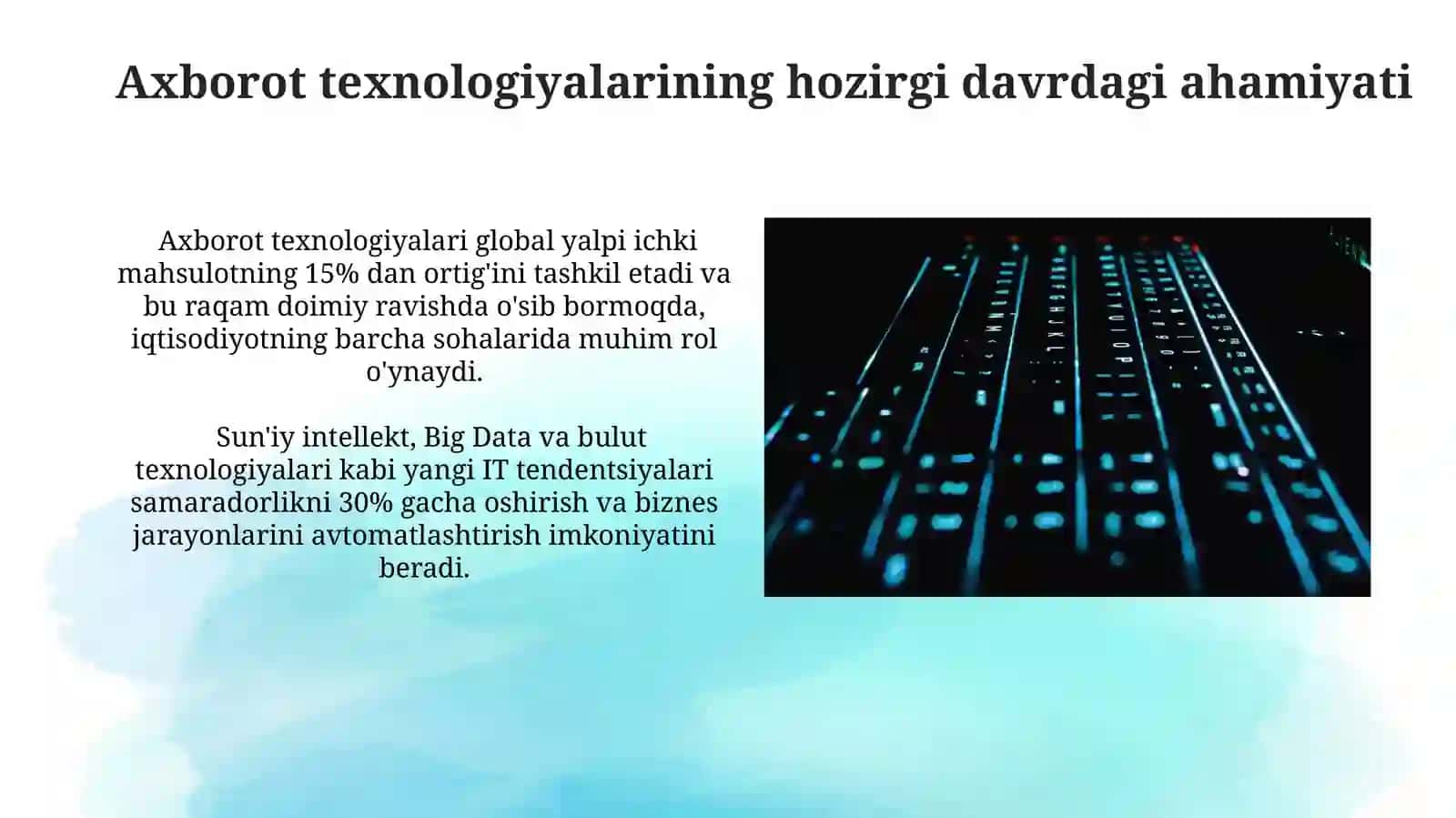 Axborot texnologiyalari va ijtimoiy hayot 4