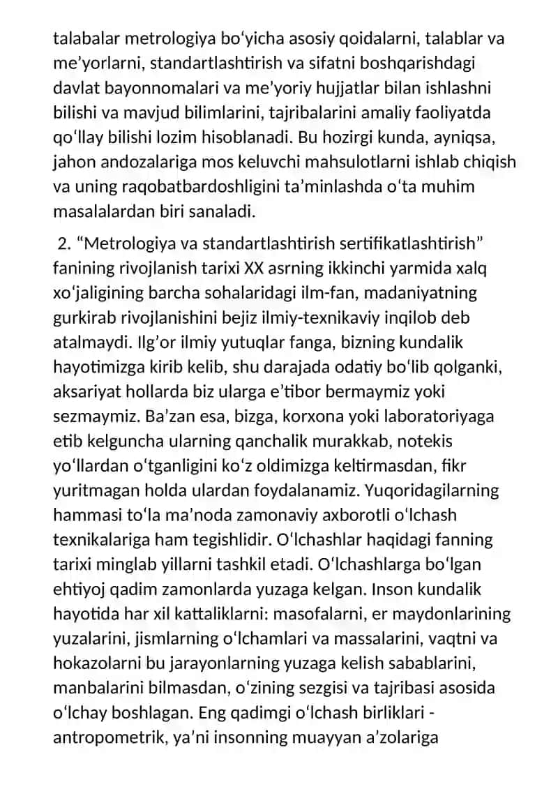 O’lchash vositalarining turlari va sinflartirishi 4