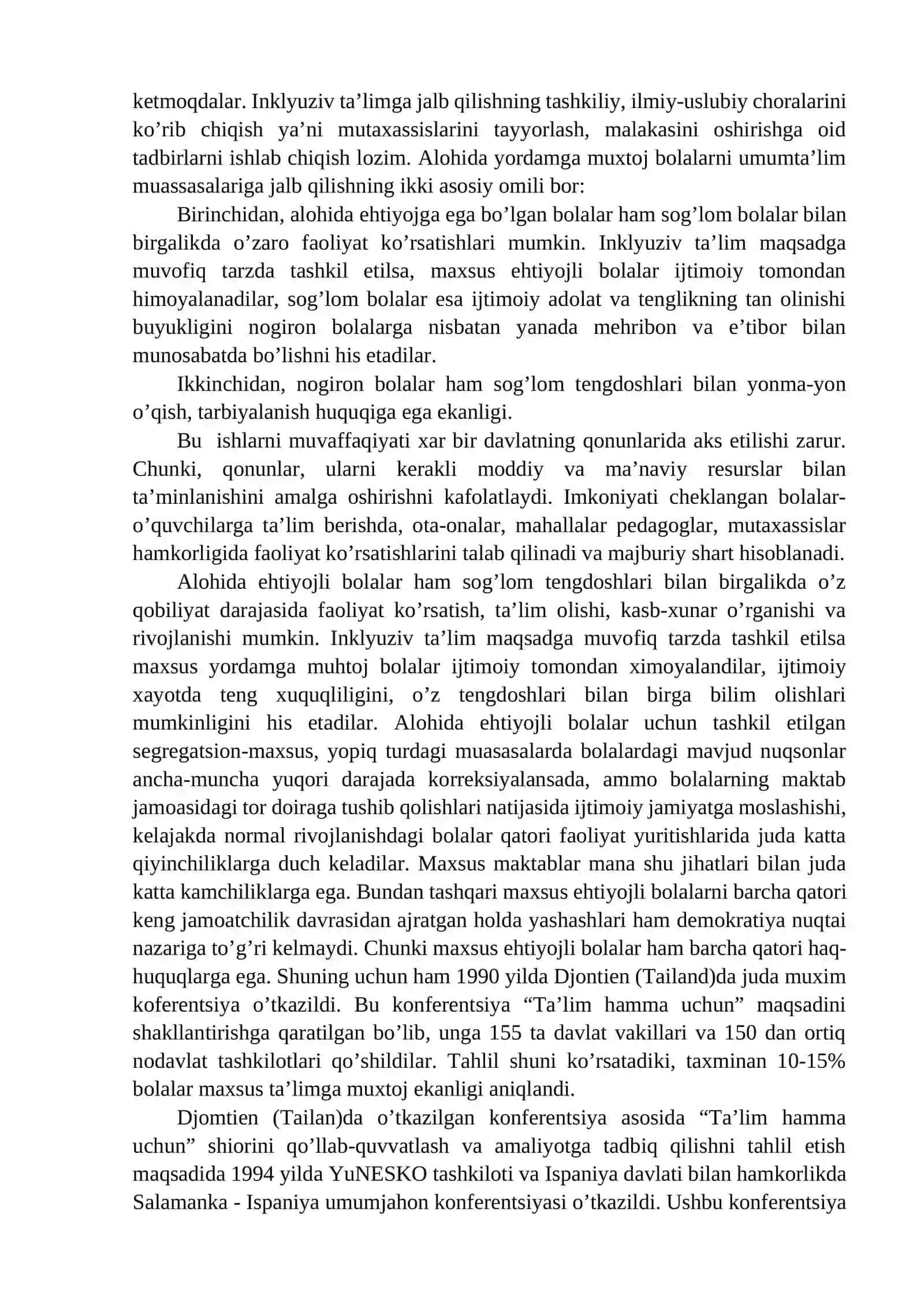 Inklyuziv ta’limning uslubiy asoslari 4