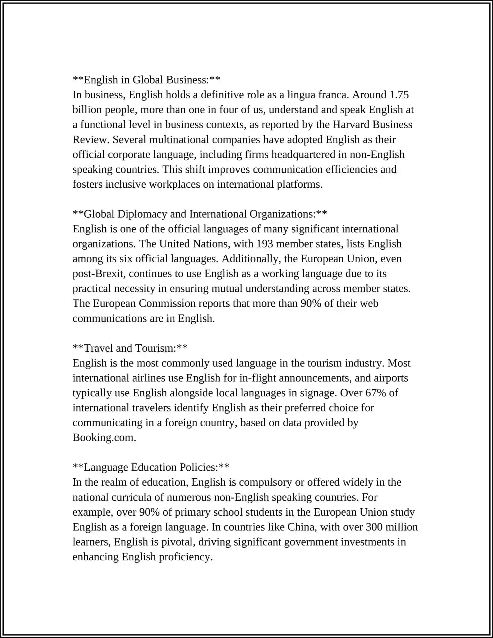 English in the Language of Communication 4