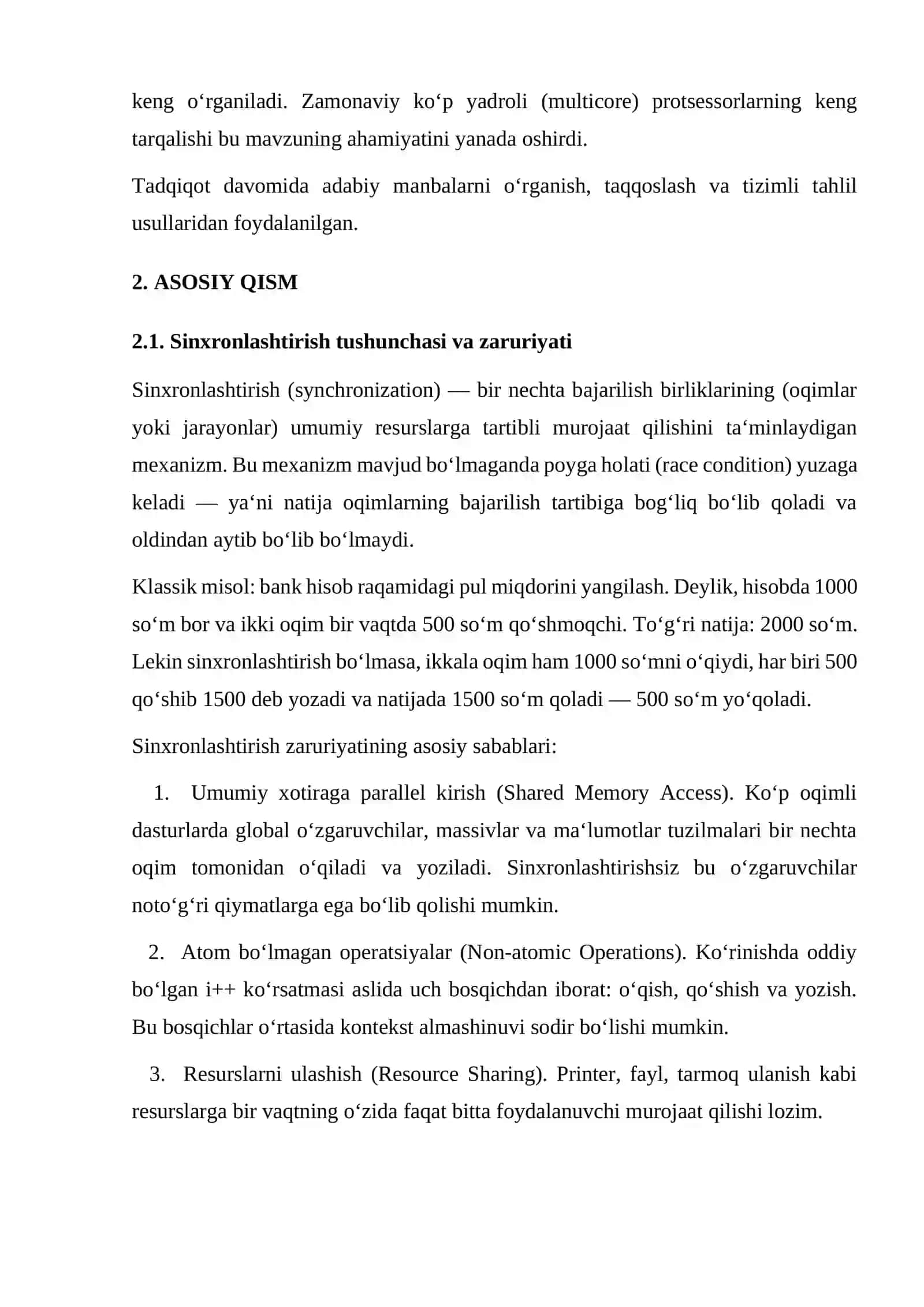 Sinxronlashtirish mexanizmlarining umumiy nazariyasi 4