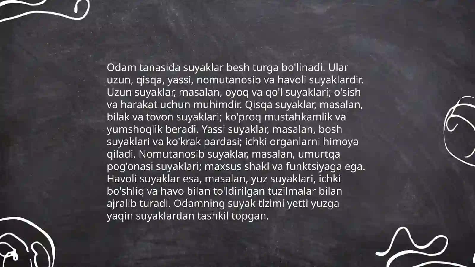 Odamlar va suyaklar tizimi 4
