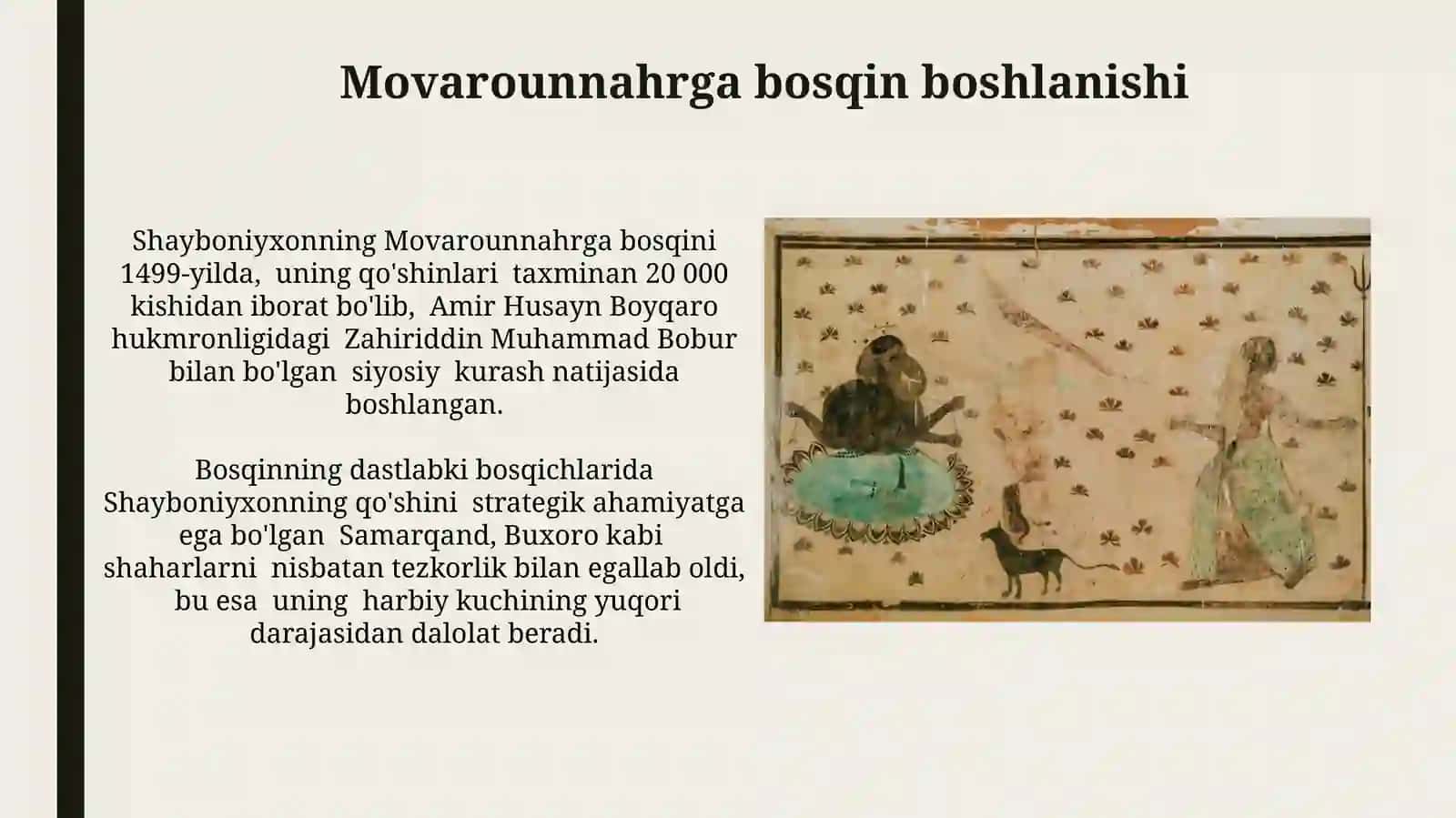 Shayboniyxonning Transoxiana Yurishlari Boshlanishi 4